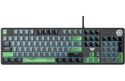 Клавиатура Aula Mechanical F2088 PRO Black/Gray, plus 9 Green keys KRGD blue (6948391234892) от производителя Aula