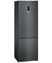 Холодильник Siemens з нижн. мороз., 203x70x67, xолод.відд.-330л, мороз.відд.-105л, 2дв., А++, NF, дисплей, графіт