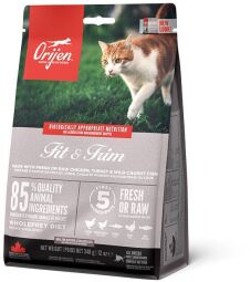 Корм Orijen Fit & Trim сухой для взрослых кошек с избыточным весом 0.34 кг (0064992284343) от производителя Orijen