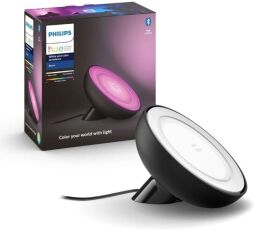 Настольный светильник умный Philips Hue Bloom, 2000K-6500K, RGB, ZigBee, Bluetooth, дым, черный (929002376001) от производителя Philips