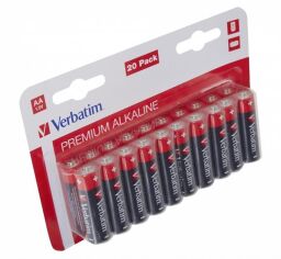 Батарейка Verbatim Alkaline AA/LR06 BL 20шт (49877_usd) от производителя Verbatim