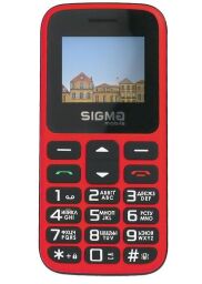 Мобильный телефон Sigma mobile Comfort 50 Hit 2020 Dual Sim Red (4827798120958) от производителя Sigma mobile