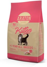 Поживний сухий корм для кошенят ARATON kitten 1,5 кг