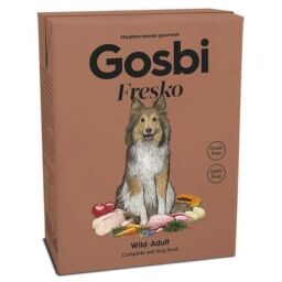 Вологий корм для собак Gosbi Fresko Dog Wild Adult 375 г з качкою та кроликом (GB01059375) від виробника Gosbi
