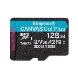 Карта пам'яті Kingston microSD  128GB C10 UHS-I U3 A2 R170/W90MB/s