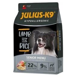 Сухий корм для собак JULIUS К-9 HighPremium, Senior/Light зі смаком ягняти та рису - 3 (кг)