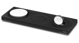 Зарядний пристрій бездротовий Belkin 3в1 MagSafe PRO iPhone/Watch/AirPods, чорний (WIZ016VFBK) від виробника Belkin