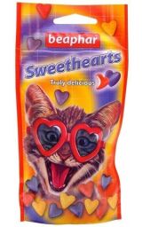 Ласощі для кішок Beaphar Sweethearts з м'ясом та морепродуктами 150 шт (BAR16110) від виробника Beaphar