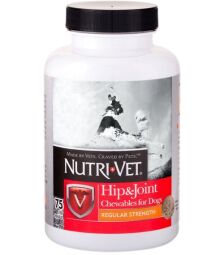 Вітаміни для зміцнення зв'язок та суглобів у собак Nutri-Vet Hip&Joint level 1 75 табл (0669125012710) від виробника Nutri-Vet