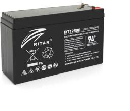 Акумуляторна батарея Ritar 12V 5AH (RT1250B/08216) AGM від виробника Ritar