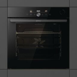 Духовой шкаф Gorenje электрический, 77л, A+, пар, дисплей, готовка на разных уровнях, пиролиз, Wi-Fi, черный (BPSA6747DGWI) от производителя Gorenje