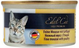 Вологий корм для котів Edel Cat 85 г (мус з птахом) (SZ6000803/1060) від виробника Edel