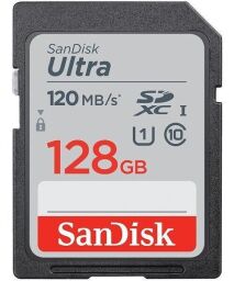 Карта памяти SanDisk SD 128GB C10 UHS-I R140MB/s Ultra (SDSDUNB-128G-GN6IN) от производителя SanDisk