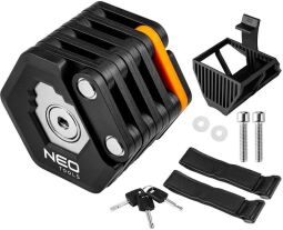 Замок протиугінний Neo Tools складаний, цинковий сплав + ABS пластик, 3 ключі, 78см, 0.62кг (91-006) від виробника Neo Tools