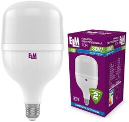 Лампа светодиодная промышленная ELM 38W E27 6500K (18-0190) от производителя ELM