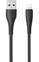 Кабель Proda PD-B85i USB - Lightning (M/M), 3 A, 1 м, Black (PD-B85i-BK)