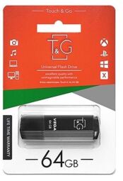 Флеш-накопичувач USB 64GB T&G 121 Vega Series Black (TG121-64GBBK) від виробника T&G
