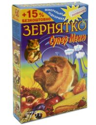 Корм "Зернышко" Супер-меню для грызунов 575 г (103108) от производителя Зернятко і К