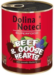Dolina Noteci Superfood консерву для собак 800 г (тягунки та гусині серця)