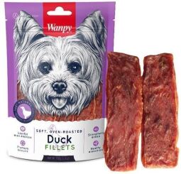 Wanpy Soft Duck Fillets ВАНПІ ФІЛЕ УТКИ М'ЯГКОЇ ласощі для собак 0.1кг (SPDA-12S) від виробника Wanpy