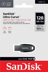 Накопичувач SanDisk   64GB USB 3.2 Type-A Ultra Curve Black (SDCZ550-064G-G46) від виробника SanDisk