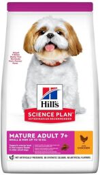 Корм Hill's Science Plan Canine Mature Adult Small & Mini сухой с курицей для стареющих собак мелких пород 6 кг (052742025407) от производителя Hill's