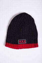 Чоловіча шапка AGER, чорно-червоного кольору, 167R7785