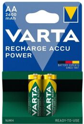 Аккумулятор VARTA NI-MH Power AA 2600 мАч, 2 шт. (05716101402) от производителя Varta