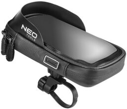Сумка велосипедная Neo Tools с держателем для смартфона до 6", водонепроницаемая, черный. (91-001) от производителя Neo Tools