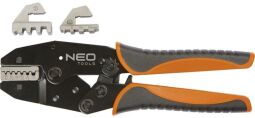 Кліщі обтискні Neo Tools, для обтиску наконечників 0.5-16мм кв., 2 змінних губок, 220мм, CrMo