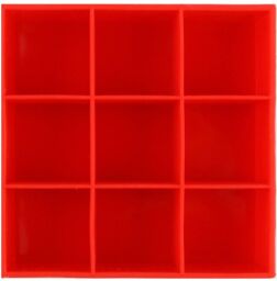 Форми для льоду Dexas Ice Cube Trays Grey Айс Кубики 11х11х4см х2шт червоний (GCT1-1795)