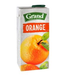 Напій соковмісний т/пак GRAND 1L апельсиновий