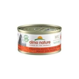 Almo Nature (Альмо Натюр) Консервований корм із куркою і гарбузом для дорослих кішок (кусочки в желе) (70 г) (DT5034H) від виробника Almo Nature