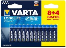 Батарейка VARTA LONGLIFE POWER щелочная AAA блистер, 12 шт. (04903121472) от производителя Varta
