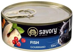 Вологий корм для котів Savory 100 г (риба)