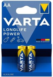 Батарейка VARTA LONGLIFE Power щелочная AA блистер, 2 шт. (04906121412) от производителя Varta