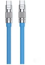 Кабель WK WDC-188 Wingle Series USB Type-C - USB Type-C (M/M), 1 м, 100 W, Blue (6941027632932) от производителя WK