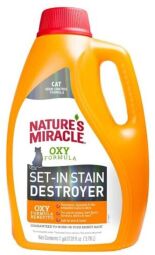 Засіб для усунення запахів та виведення плям від котів Nature's Miracle Dog Orange Oxy Formula 3.7 л (018065981738) від виробника 8in1