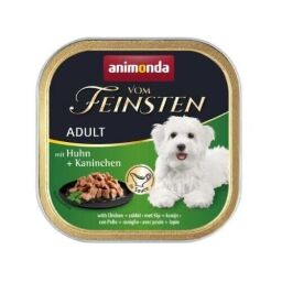 Консерва Animonda Vom Feinsten Adult with Chicken+rabbit для собак, с курицей и кроликом, 150г от производителя Animonda