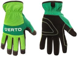 Перчатки рабочие Verto, синтетическая кожа, р.8, зеленый (97H120) от производителя Verto