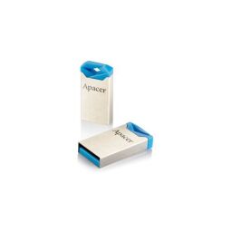 Флеш-накопичувач USB 32GB Apacer AH111 Silver/Blue (AP32GAH111U-1) від виробника Apacer