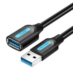 Кабель подовжувач Vention USB - USB V 3.0 (M/F), 3 м, Black (CBHBI) від виробника Vention