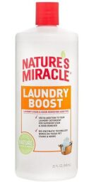Засіб для прання Nature's Miracle Laundry Boost для усунення запахів та плям після тварин 946 мл (018065055569) від виробника 8in1