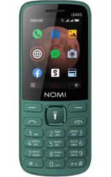 Мобiльний телефон Nomi i2403 Dual Sim Dark Green (i2403 Dark Green) від виробника Nomi