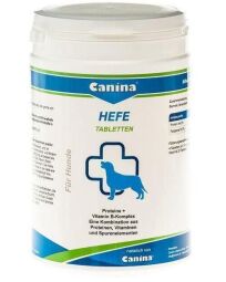 Дрожжевые таблетки с энзимами и ферментами для собак Canina «Hefe» 1000 таблеток, 800 г (для пищеварения) (SZ130016 Canina_pause) от производителя Canina