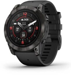 Смарт-часы Garmin Epix Pro Gen 2 51mm Sapphire Carbon Gray DLC Titanium with Black Silicone (010-02804-53) от производителя Garmin