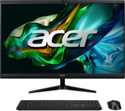 Персональний комп'ютер моноблок Acer Aspire C24-1800 23.8" FHD, Intel i5-1335U, 16GB, F1TB, UMA, WiFi, кл+м, без ОС, чорний