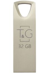 Флеш-накопичувач USB 32GB T&G 117 Metal Series Silver (TG117SL-32G) від виробника T&G