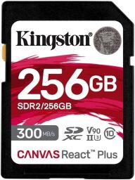 Карта памяти Kingston SD 256GB C10 UHS-II U3 R300/W260MB/s (SDR2/256GB) от производителя Kingston