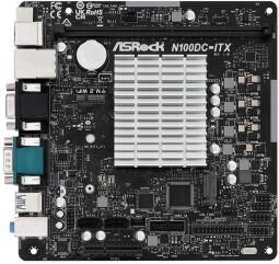 Материнська плата ASRock N100DC-ITX Intel Quad core N100 (up to 3.4GHz) 1xDDR4 M.2 HDMI mITX від виробника ASRock